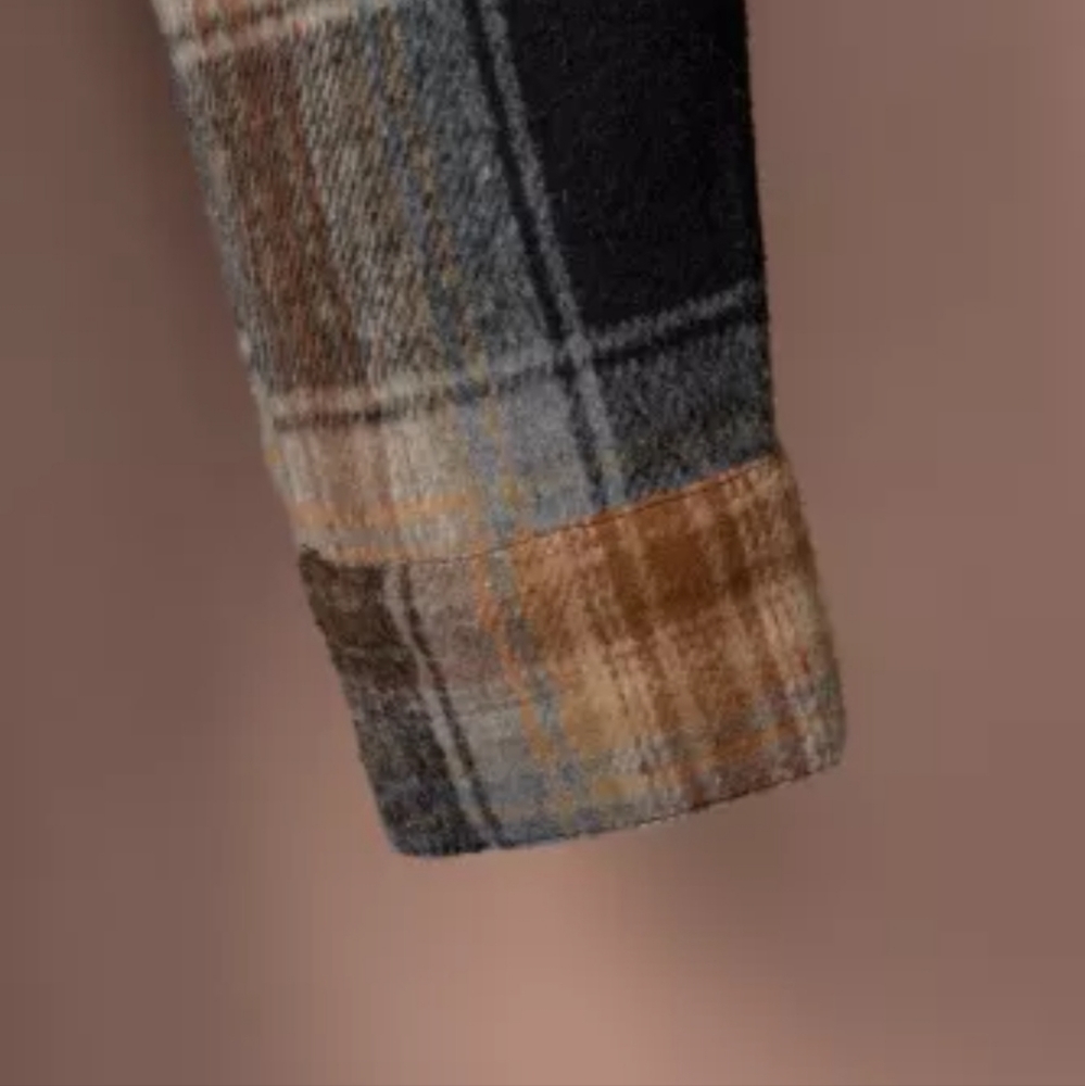 1  L left❤New plaid shirt dress - Picture 9 of 17